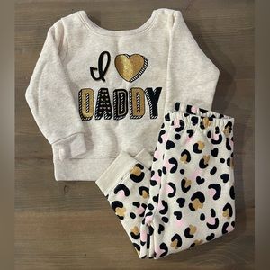 Sweatshirt and Pants - 2 pieces, I love Daddy